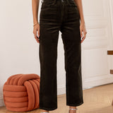 Pantalon Solange - velours kaki
