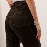 Pantalon Solange - velours kaki