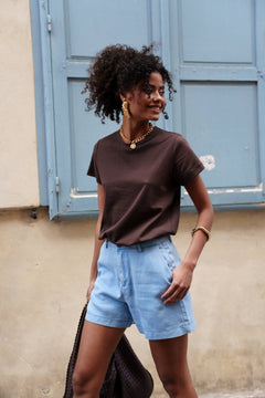 T-shirt Oni - marron