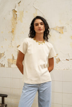 T-shirt Oni - jaune pale