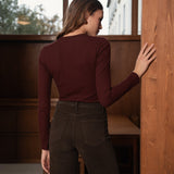 T-shirt Olga - bordeaux