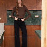 T-shirt Olga - marron