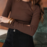 T-shirt Olga - marron