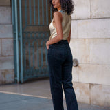 Pantalon Solange velours - velours marine