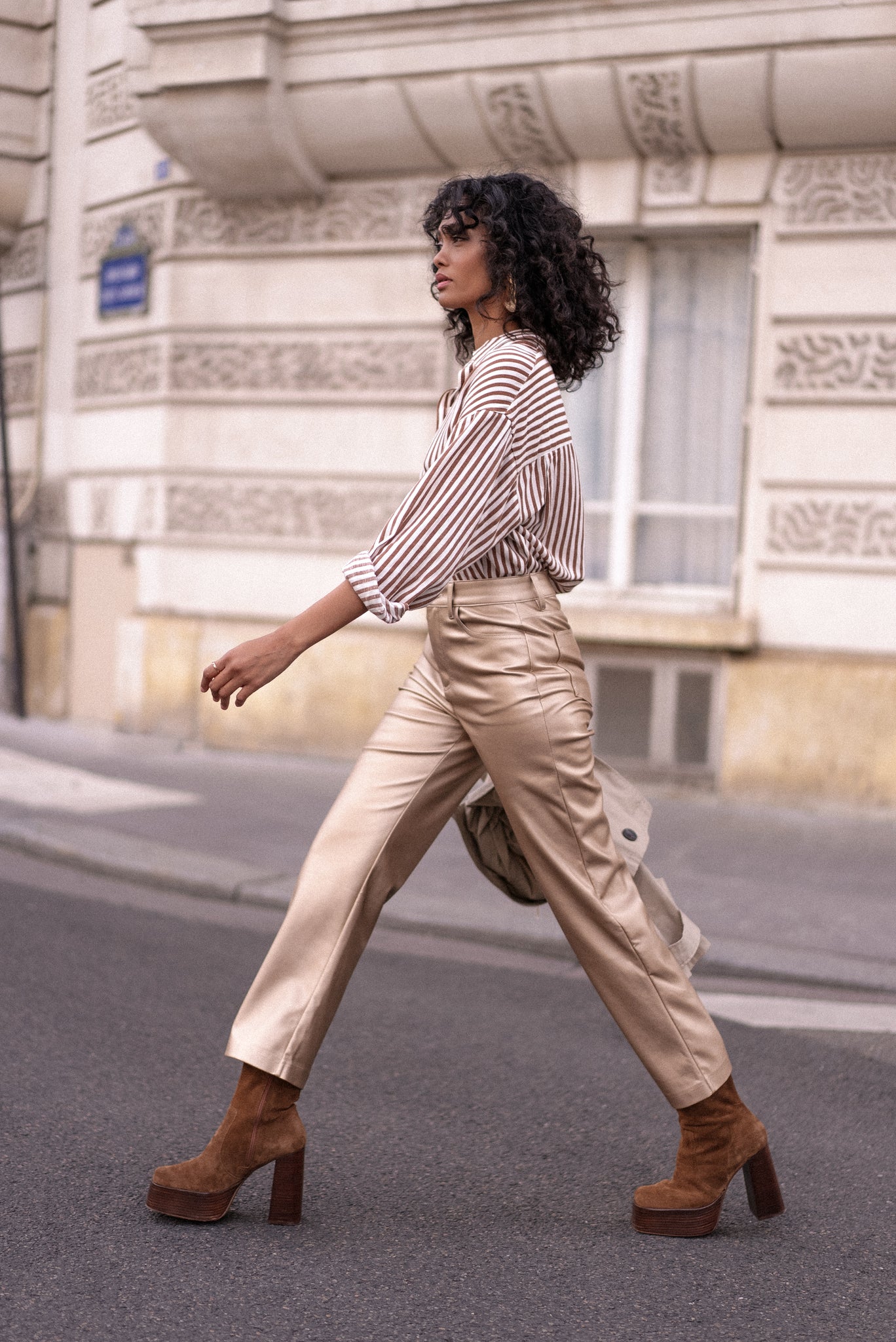 Pantalon Solange similicuir - Oraije