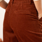 Pantalon Ella - velours camel