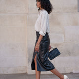 Jupe Kyle - similicuir noir