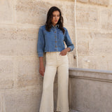 Pantalon Viviane - velours beige