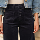 Pantalon Viviane - velours marine