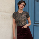 Jupe Jess - velours bordeaux