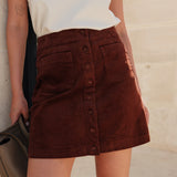 Jupe Jess - velours camel