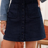 Jupe Jess - velours marine