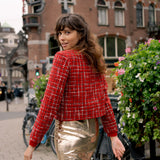 Jupe Joey - similicuir doré