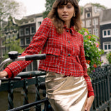 Jupe Joey - similicuir doré