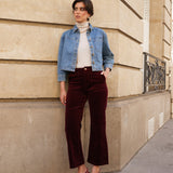 Pantalon Pedro - velours bordeaux