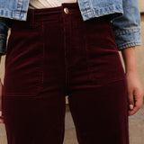 Pantalon Pedro - velours bordeaux