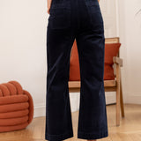 Pantalon Victorine - velours marine