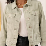 Veste Valence - denim sauge