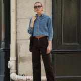 Jean Gabriel - denim chocolat