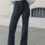 Jean Elena - denim gris moyen