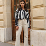 Jean Elena - denim taupe