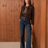 Jean Barbara - denim bleu foncé