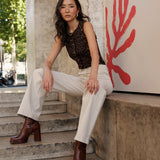 Jean Barbara - denim taupe