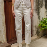 Jean Solange - denim blanc