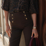 Jean Victorine - denim chocolat