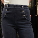 Jean Victorine - denim gris foncé