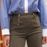 Jean Victorine - denim kaki