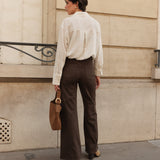 Jean Gaspard- denim chocolat