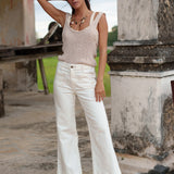 Gasparette Jeans - white denim