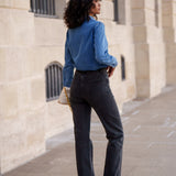 Kendall jeans - medium gray denim