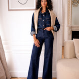 Jean Faustine - denim brut