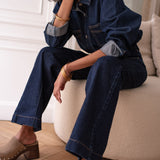 Jean Faustine - denim brut