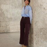 Jean Elenette - denim bordeaux