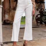 Jean Elenette - denim blanc