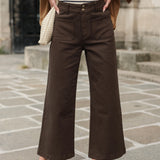 Jean Violette - denim chocolat