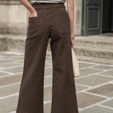 Jean Violette - denim chocolat