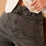 Jean Violette - denim gris