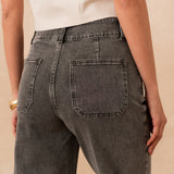 Jean Violette - denim gris