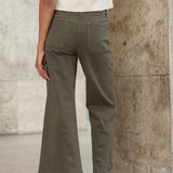 Jean Violette - denim kaki