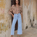 Jean Violette - denim très clair