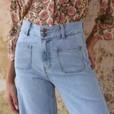 Jean Violette - denim très clair