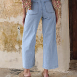 Jean Violette - denim très clair