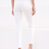 Jean Sandrine - denim blanc