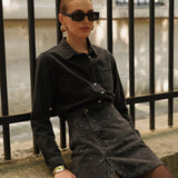 Jupe Jusline - denim gris