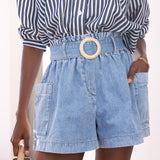 Short Soline - denim bleu clair