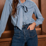 Chemise Charleen - denim clair